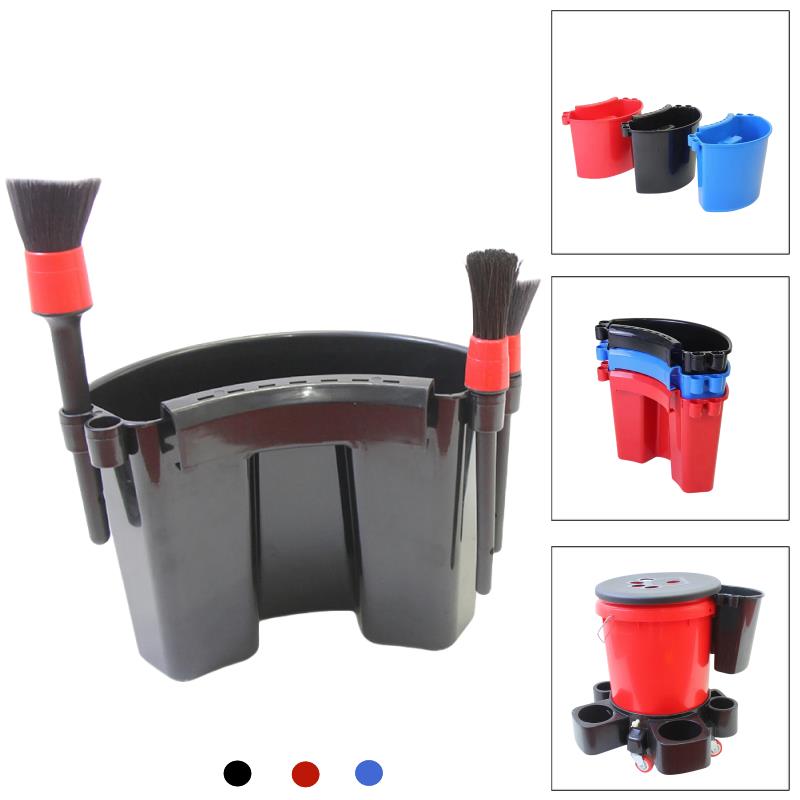 Detailing Brush Set - Perlengkapan Penyimpanan Mobil Universal Bucket Organizer,