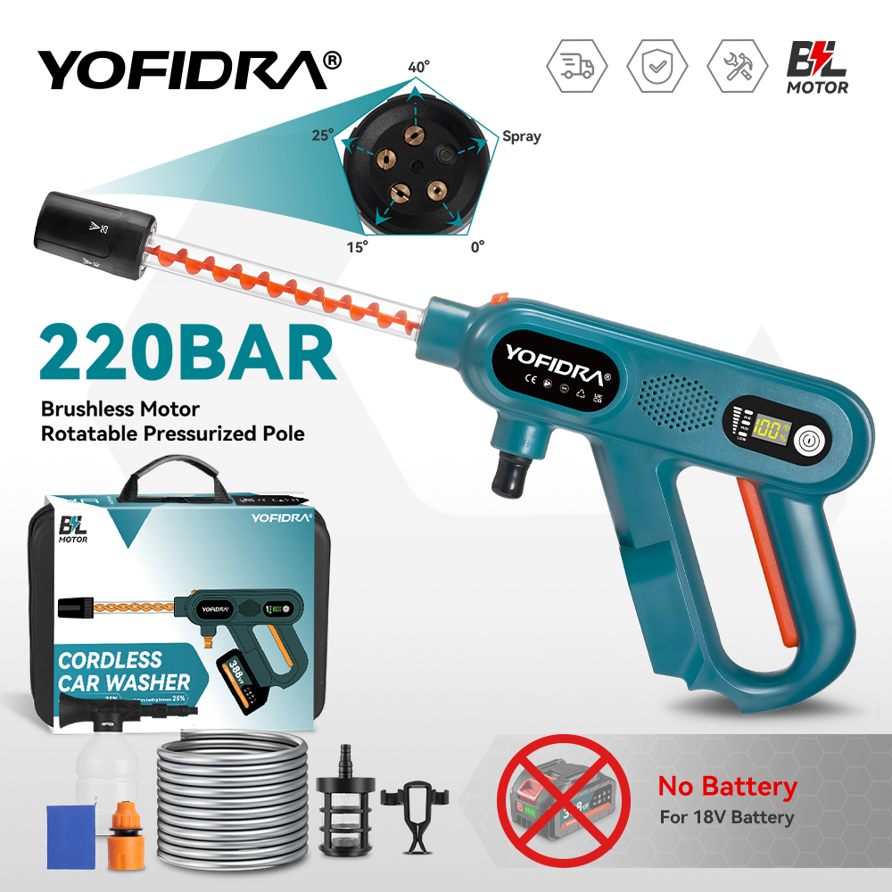 YOFIDRA 3500W Pistol Semprot A - Car Shampoo Ph ulasan dan harga