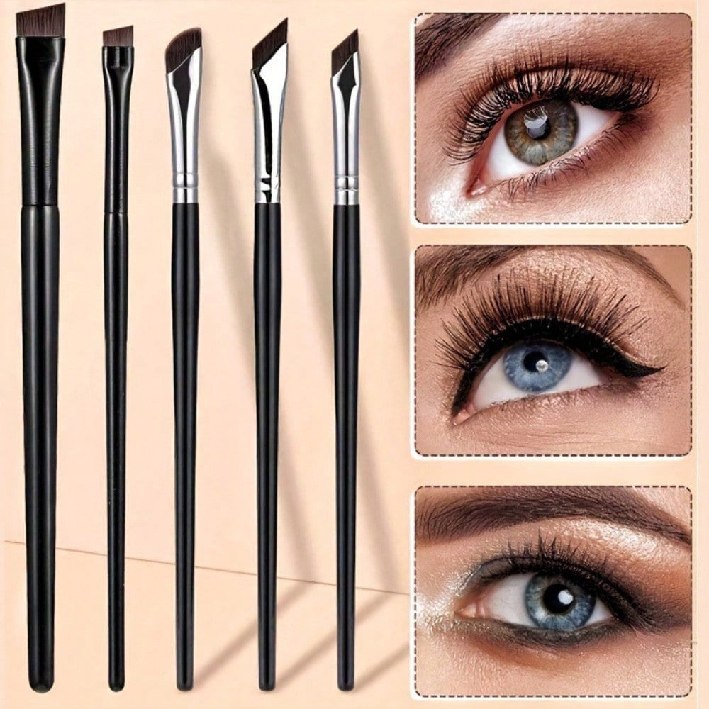 5 Set Kuas Rias, Kuas Eyeliner - Detailing Brush Set ulasan dan harga
