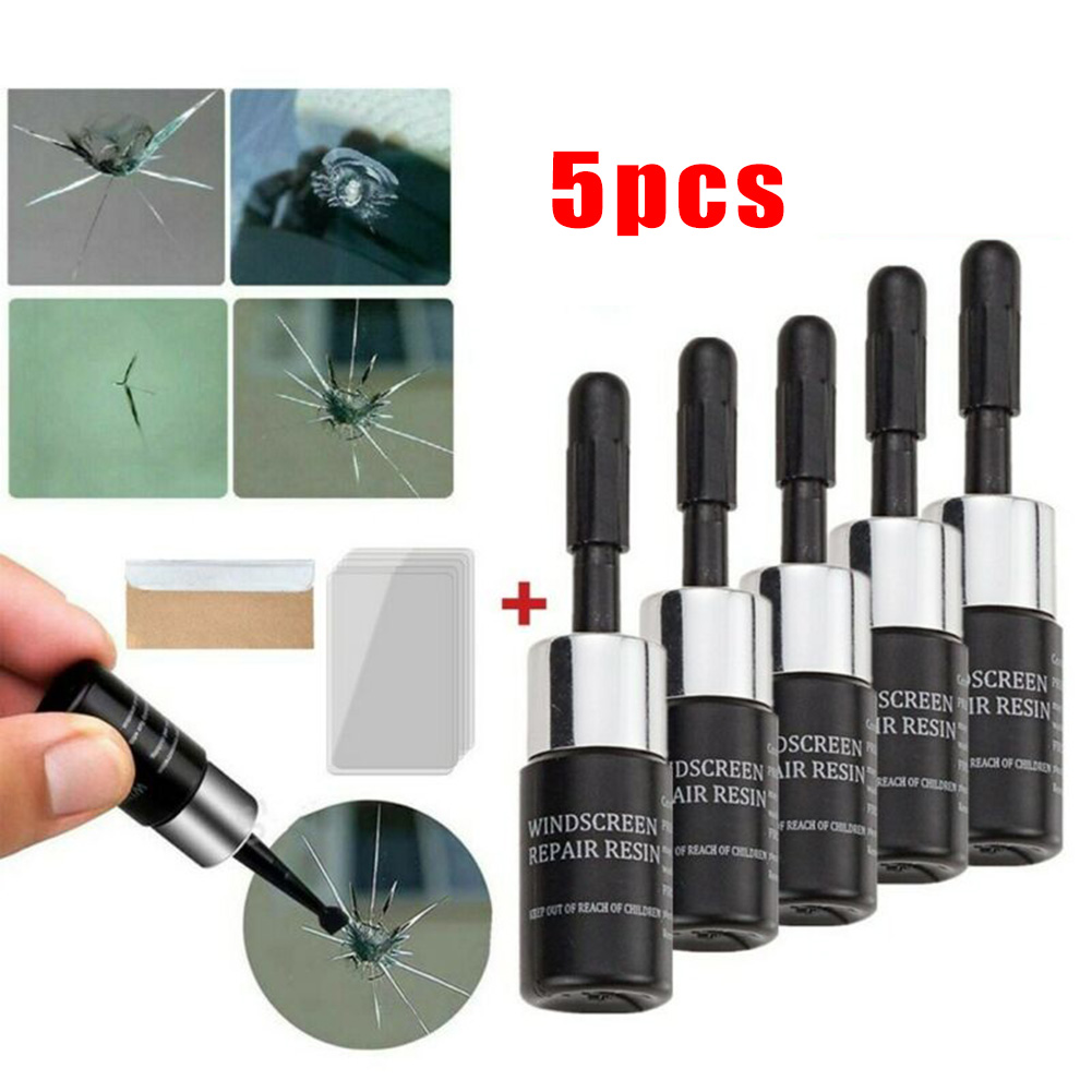 5 buah Kit peralatan retak Res - Glass Cleaner Streak ulasan dan harga