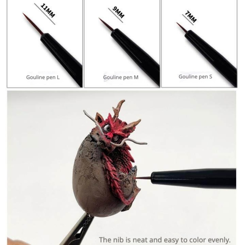 MSWZ MS-063 Set Kuas Lukis Tan - Detailing Brush Set ulasan dan harga